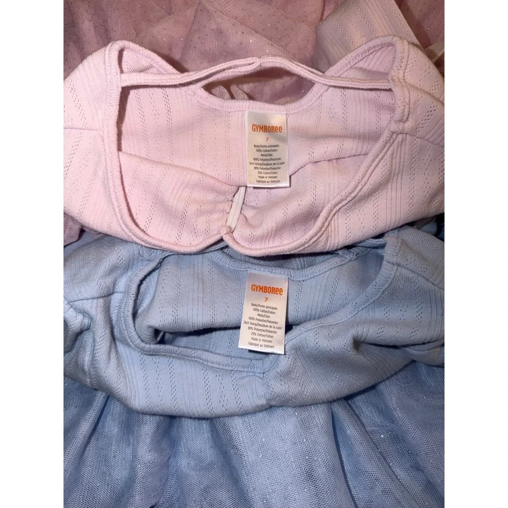 Gymboree tulle dresses 7 NWOT ballet play dress up bundle girls 7